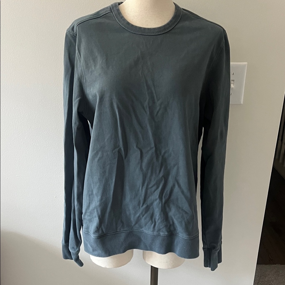 Vuori Long Sleeve Pullover Sweatshirt - Charcoal